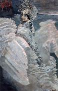 Mikhail Vrubel Swan princess oil painting